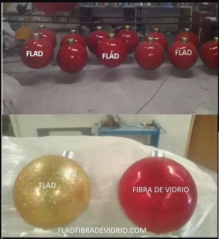 Esferas Gigantes de Fibra de Vidrio – FLAD – FIGURAS DE FIBRA DE